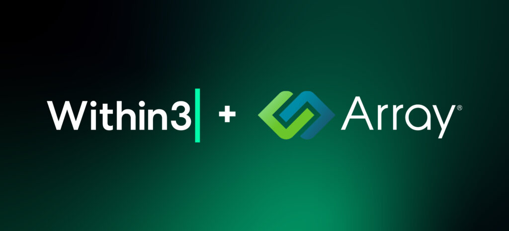 within3 and array partnership