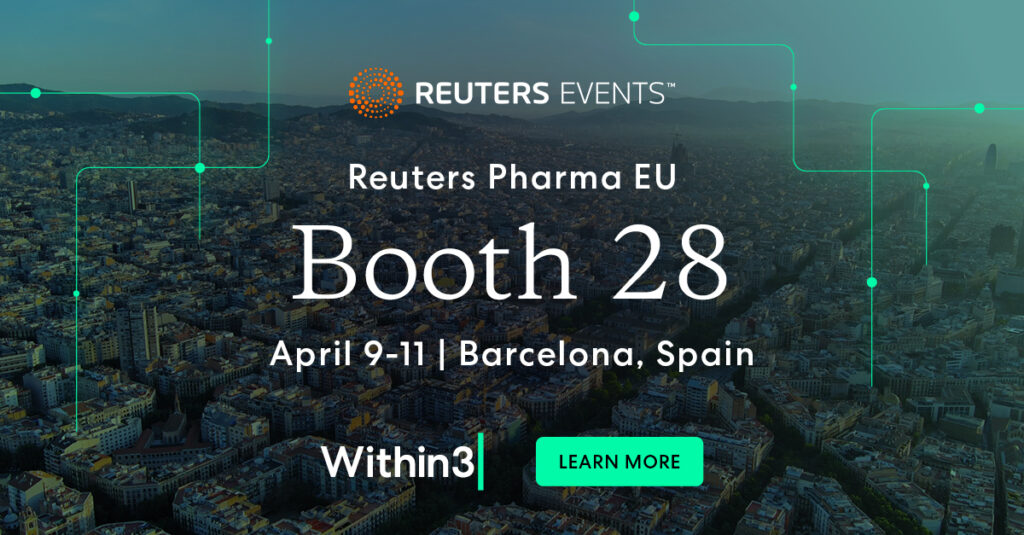 Within3 is a platinum sponsor of Reuters Pharma Europe